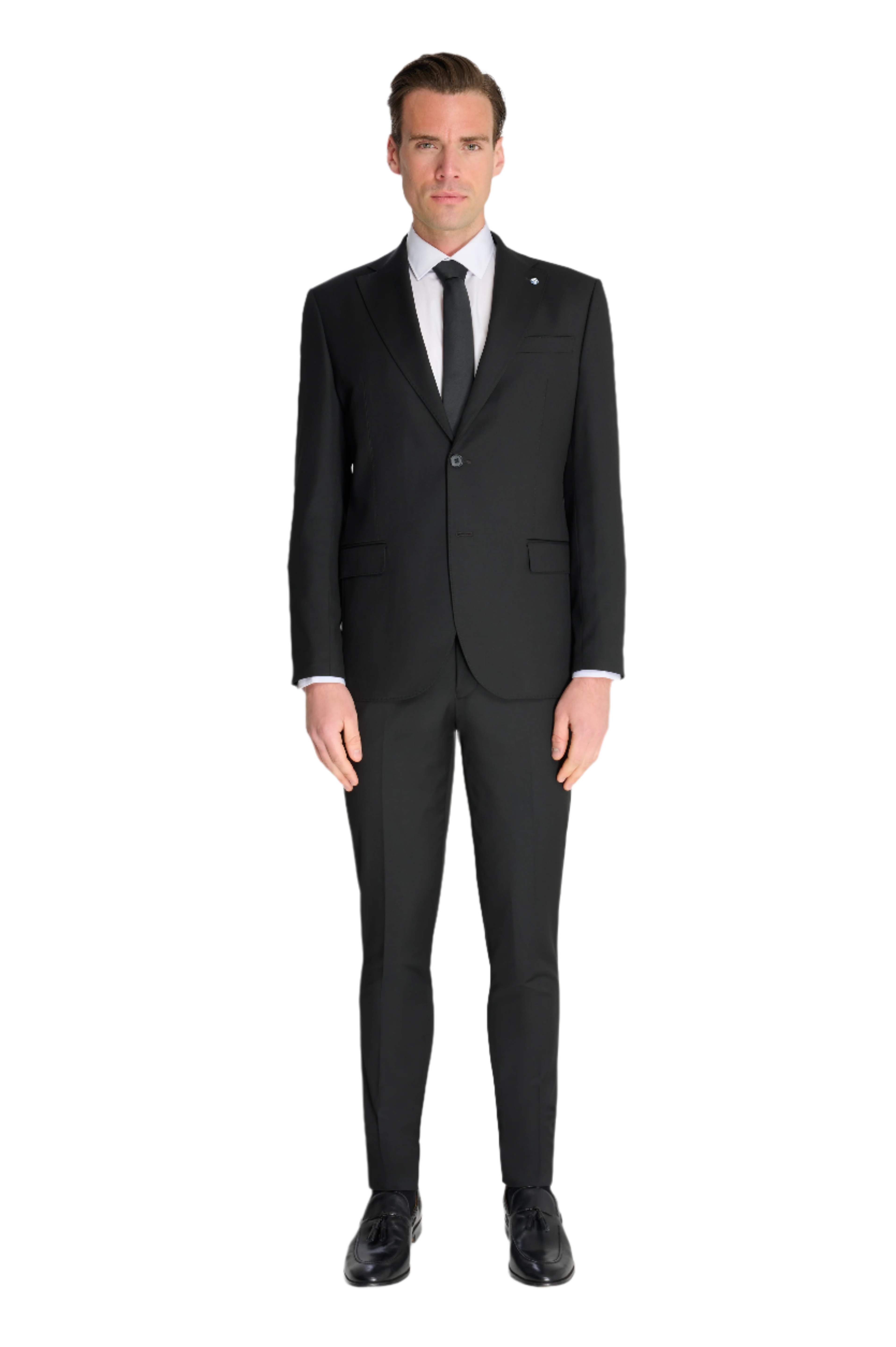 Edina 2 Piece Suit Set by Carter & Jones in Black RRP £179