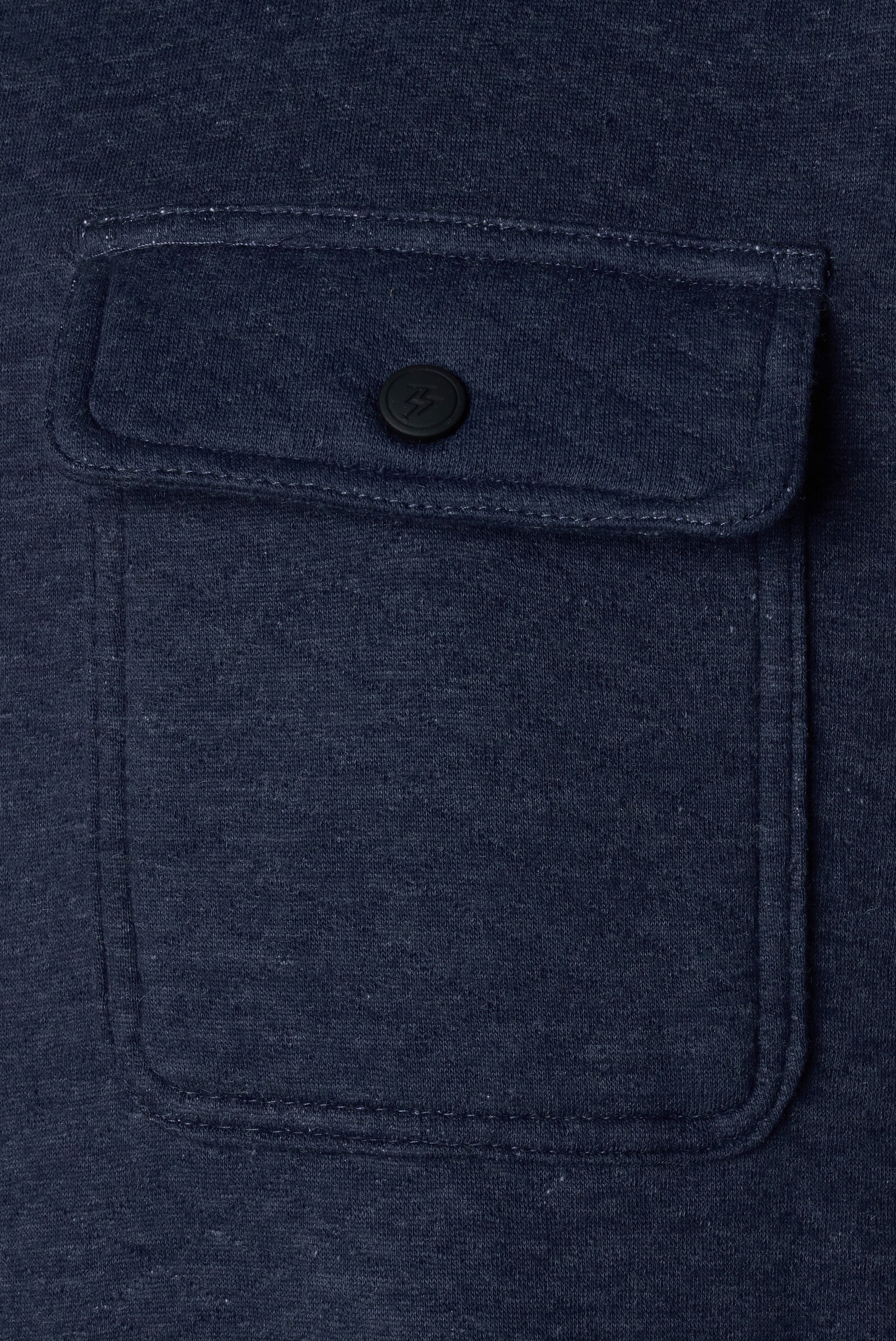 Virgil Quilted Overshirt Blue RRP £100