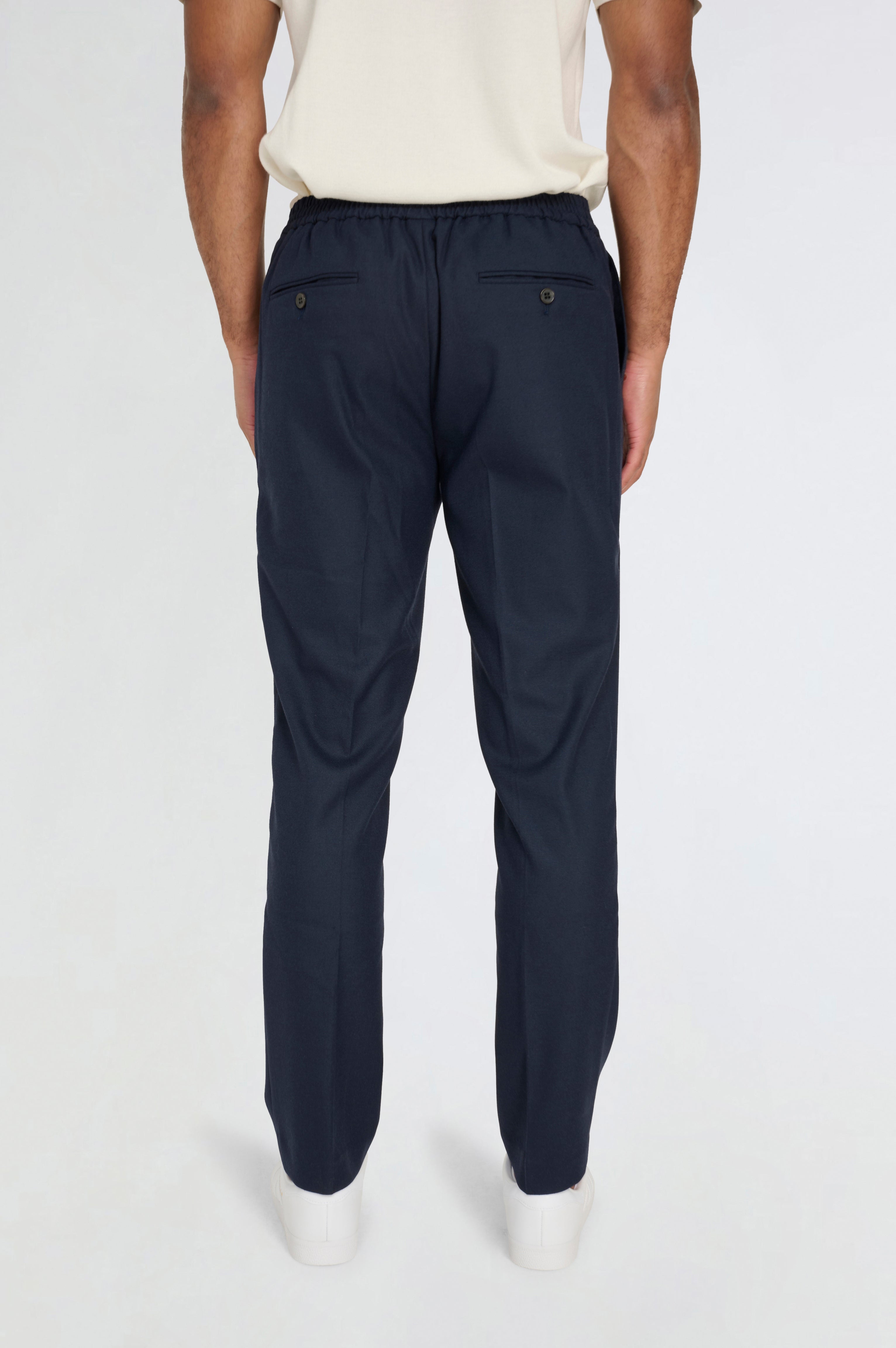 Arthur Flannel Trousers in Navy RRP £89
