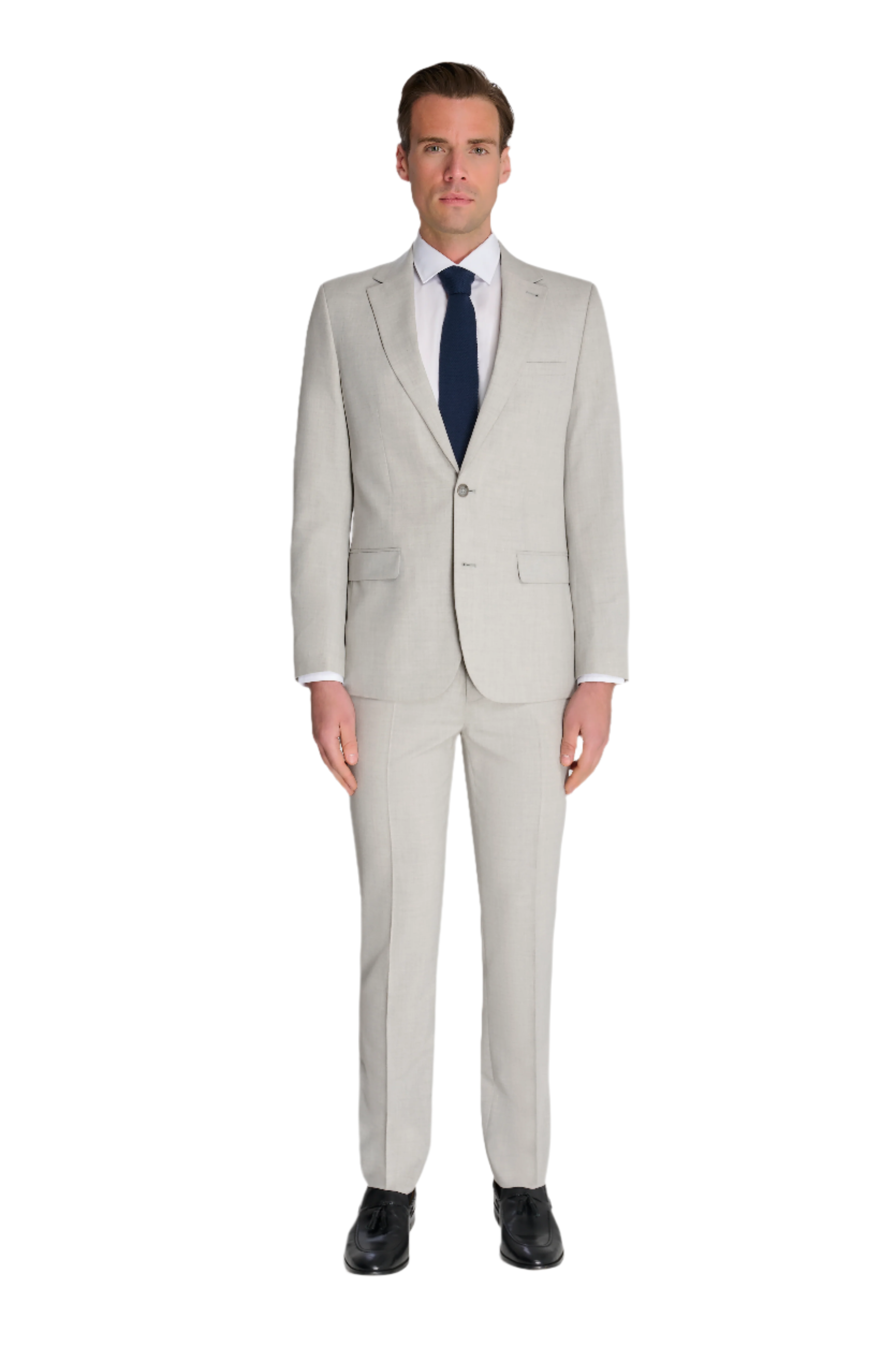 Alex Fawn Single Breasted 2 Piece Suit RRP £199