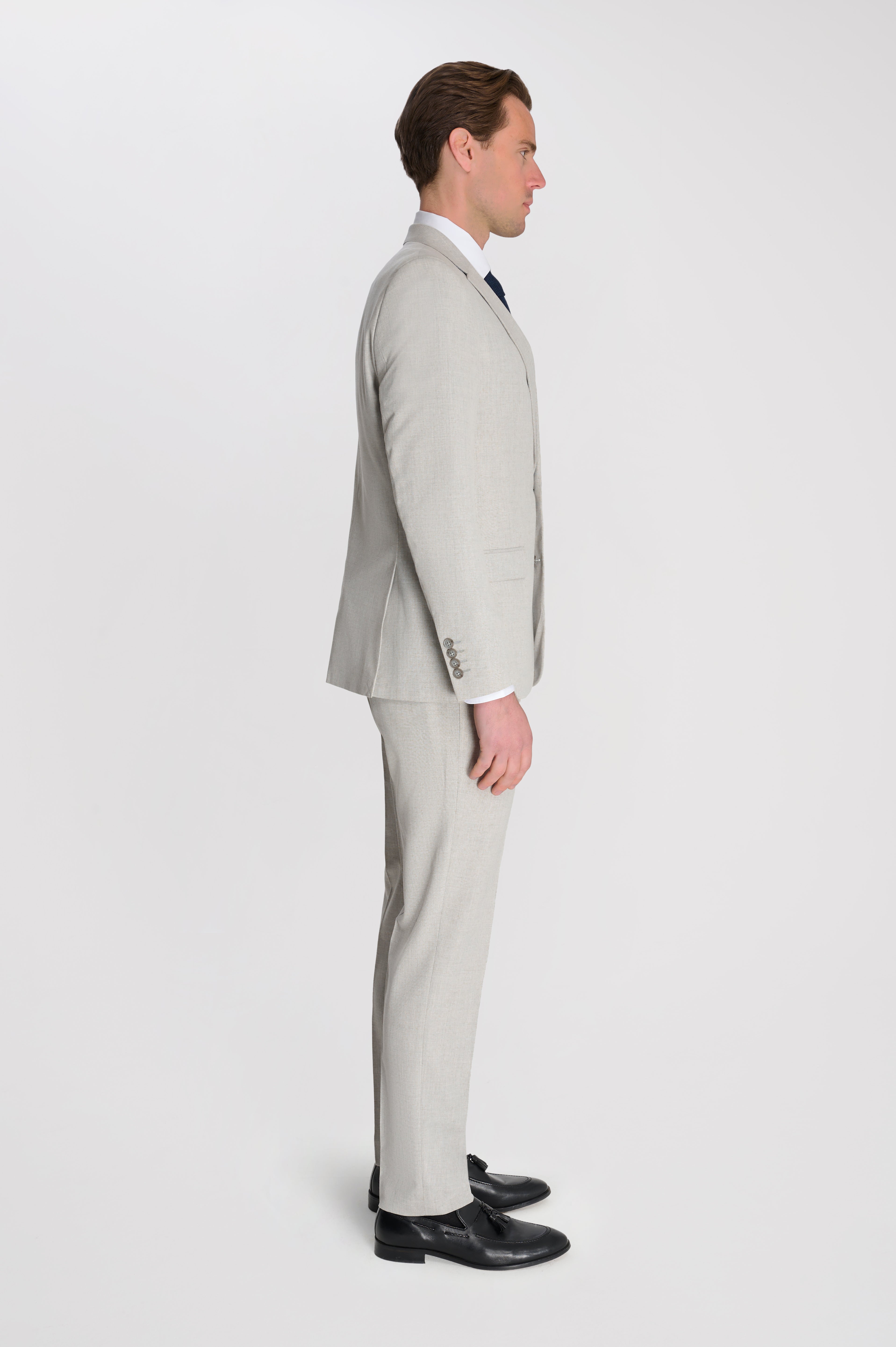 Alex Fawn Single Breasted 2 Piece Suit RRP £199