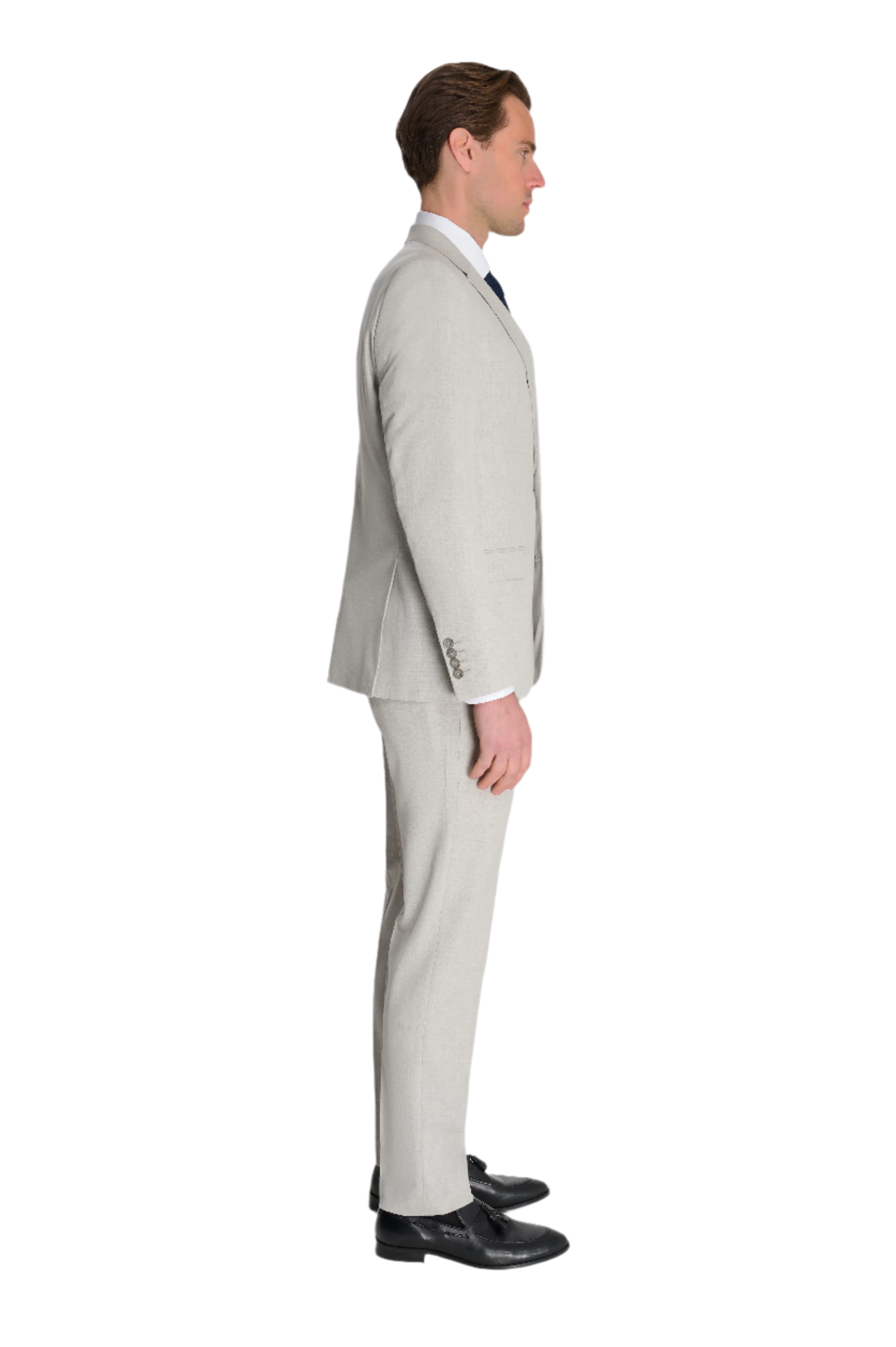 Alex Fawn Single Breasted 2 Piece Suit RRP £199