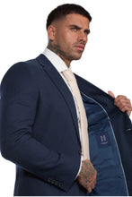 Load image into Gallery viewer, Lukus Two Piece Linen Suit in Navy RRP £299
