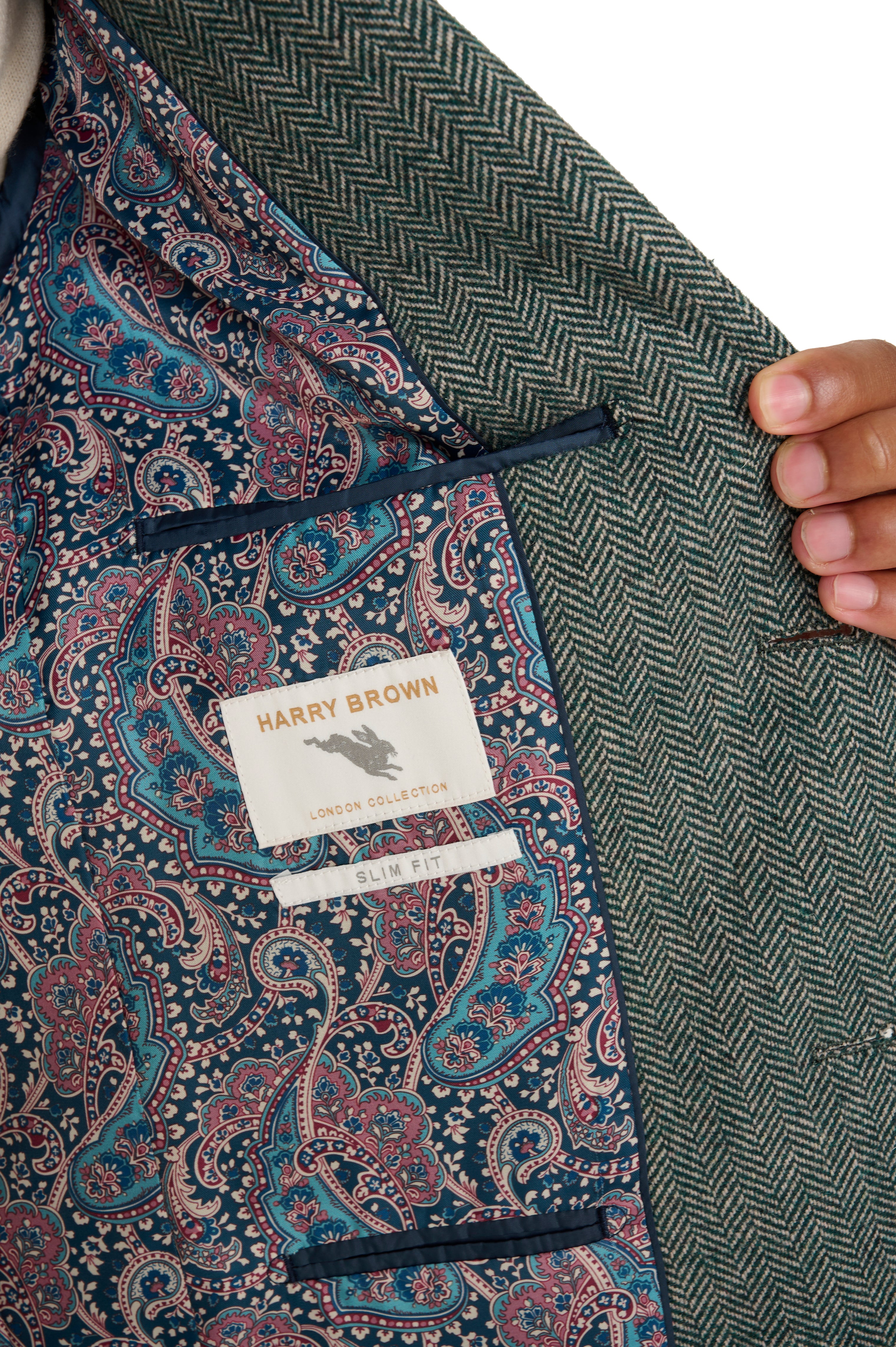 Henry Tweed Blazer in Green RRP £159