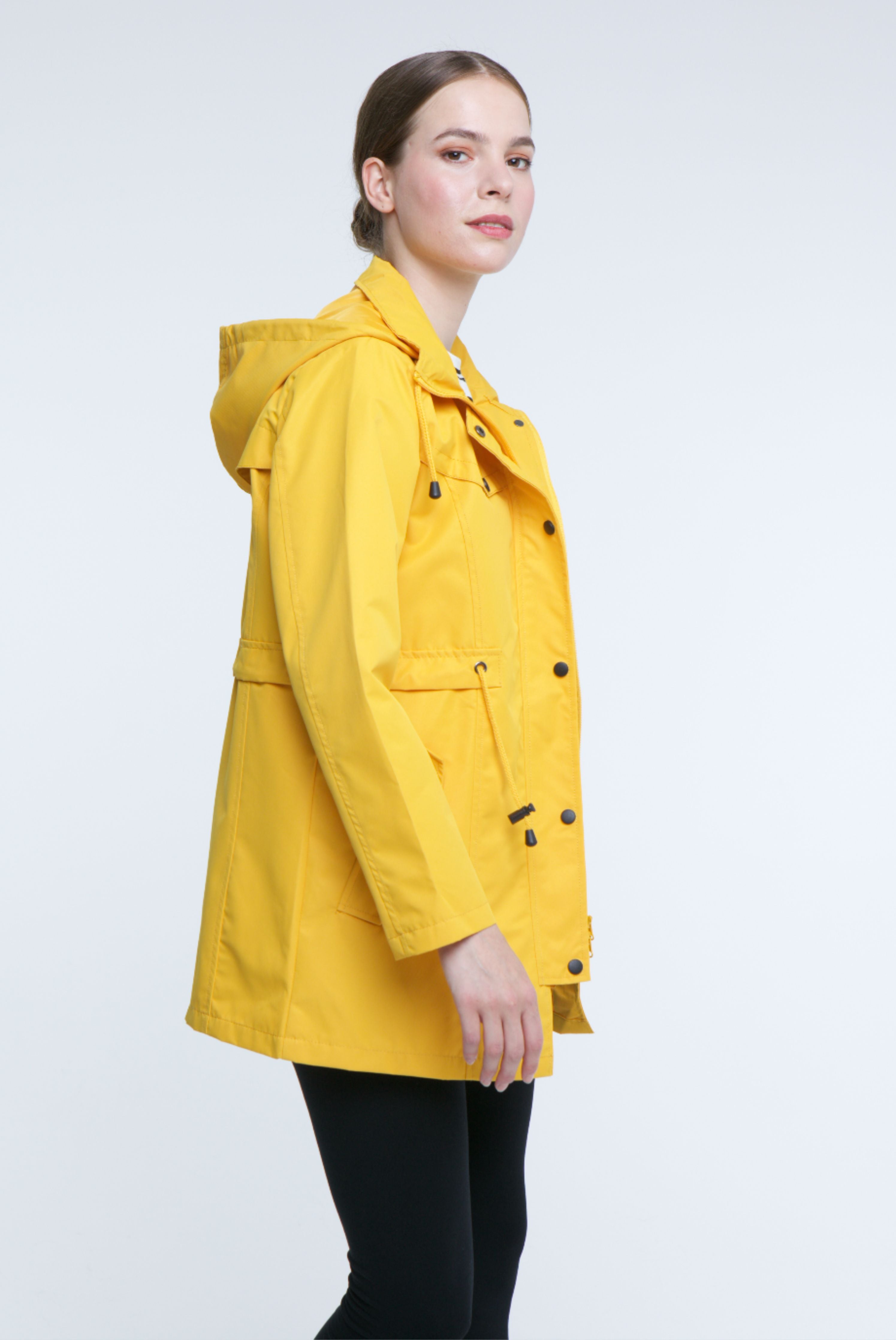 Elle Festival Short Parka in Yellow RRP £129