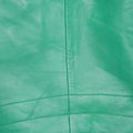 Pelle D’annata Ladies Real Leather Biker Jacket in Cool Green RRP £279