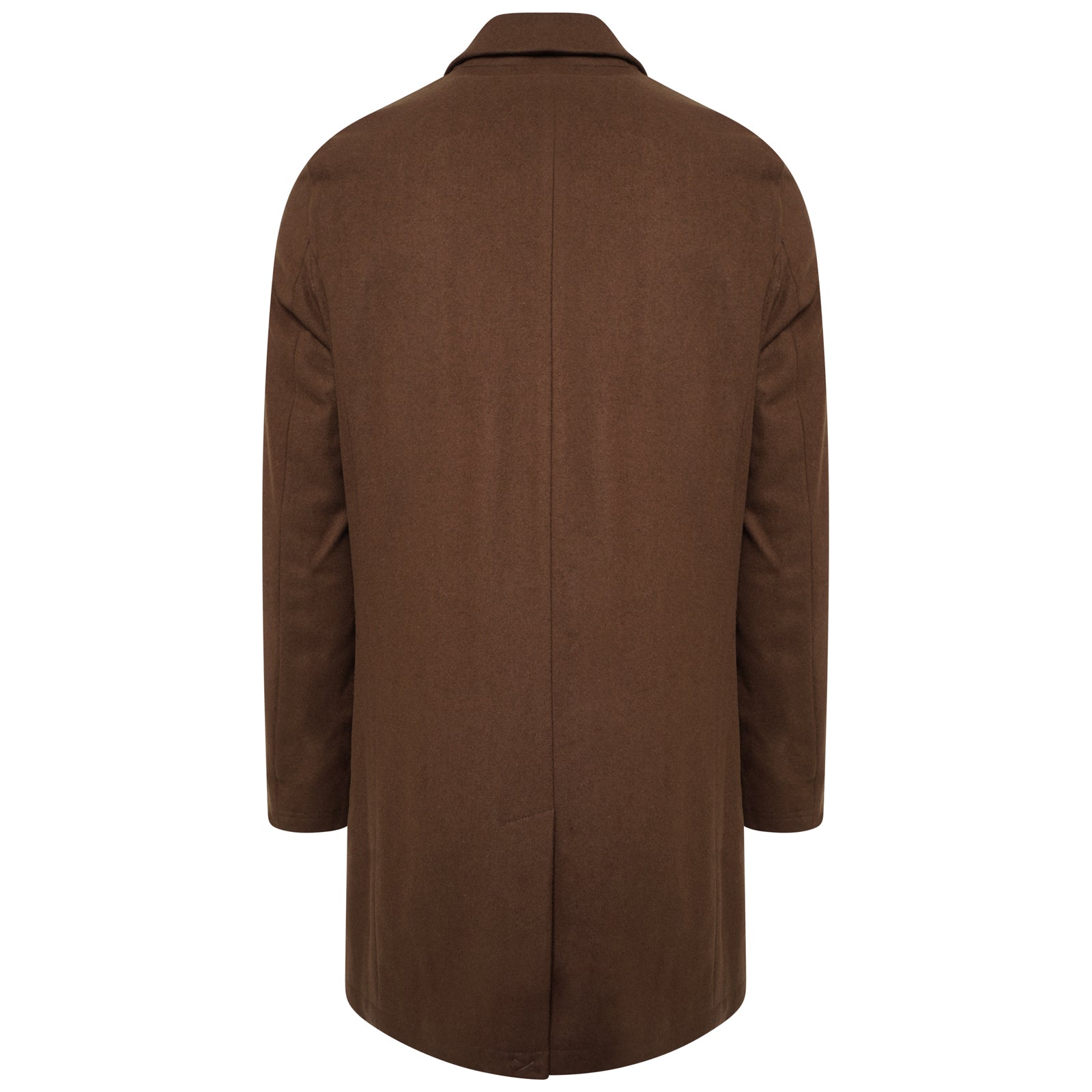Harry Brown Mud Wool Blend Overcoat RRP £135