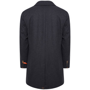 Harry Brown Charcoal Wool Overcoat RRP £135