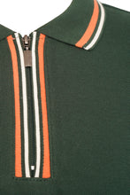 Load image into Gallery viewer, Extra-Tall Grey Hawk Polo Pique in Green with Taping RRP £90
