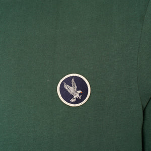 Extra-Tall Grey Hawk Essential Logo T-Shirt in Green RRP £42