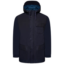 Load image into Gallery viewer, Harry Brown Navy Cotton Hooded King Size Coat RRP £129
