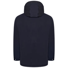 Load image into Gallery viewer, Harry Brown Navy Cotton Hooded Coat RRP £119
