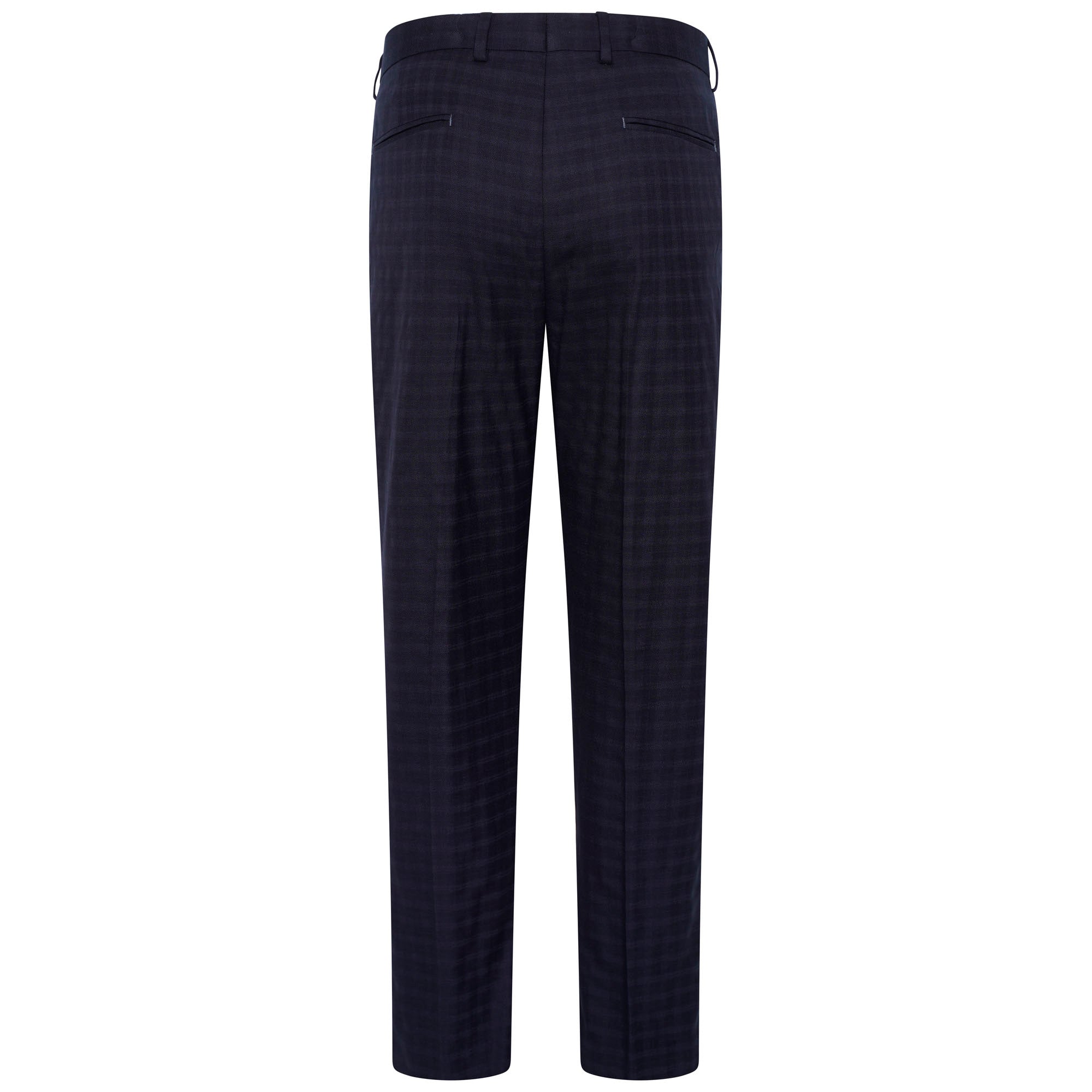 Harry Brown Trousers in Navy Check