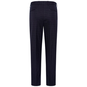 Harry Brown Trousers in Navy Check