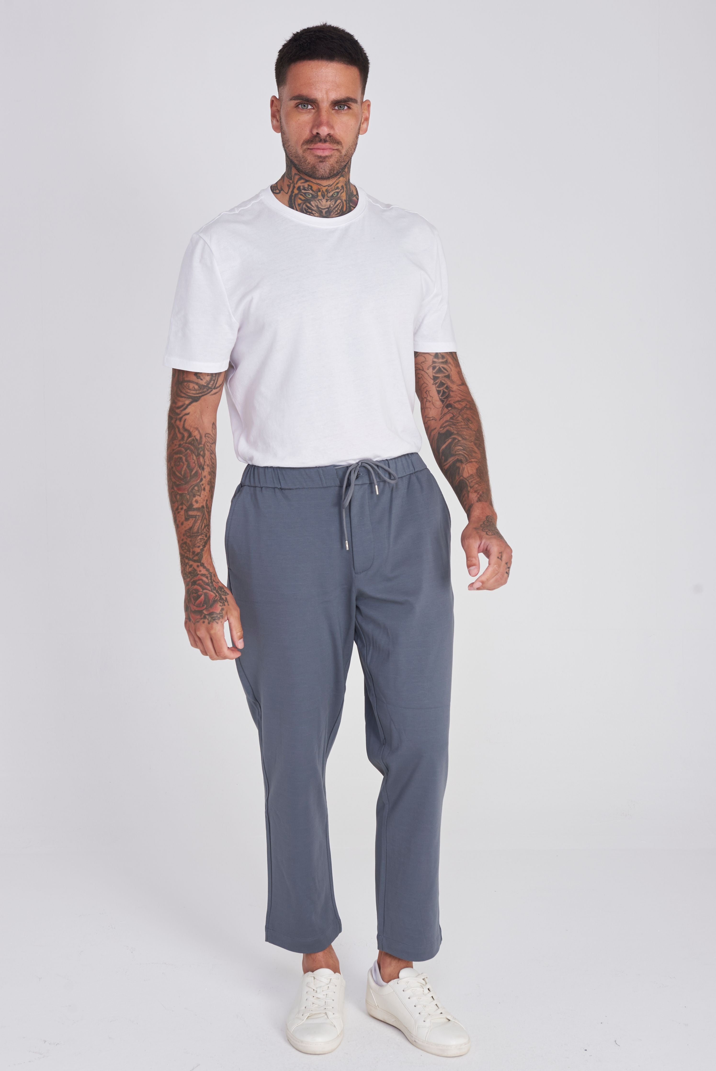 Gijon Harry Brown Trouser in Charcoal RRP £80