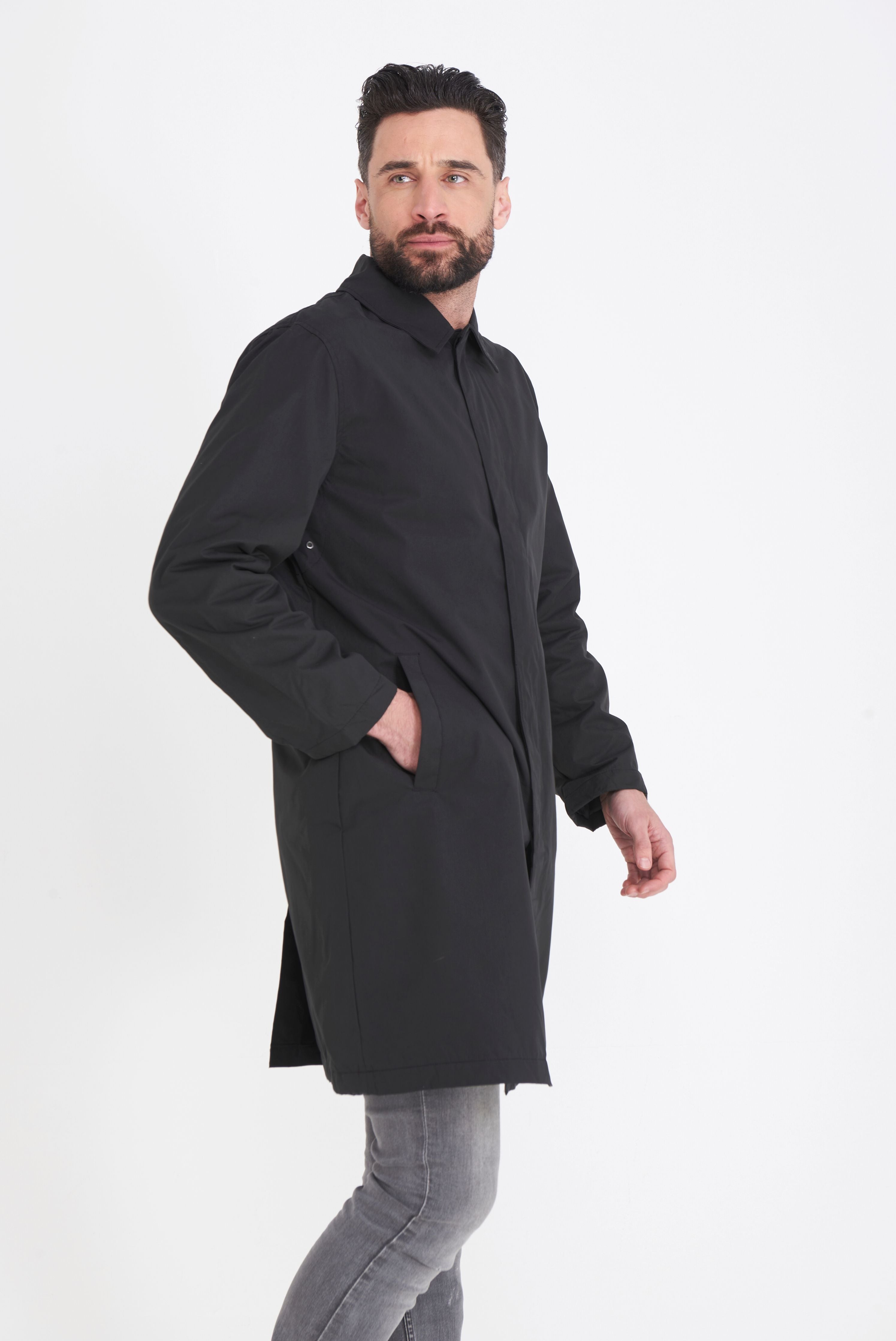 Carter & Jones Black Rain Coat RRP £129