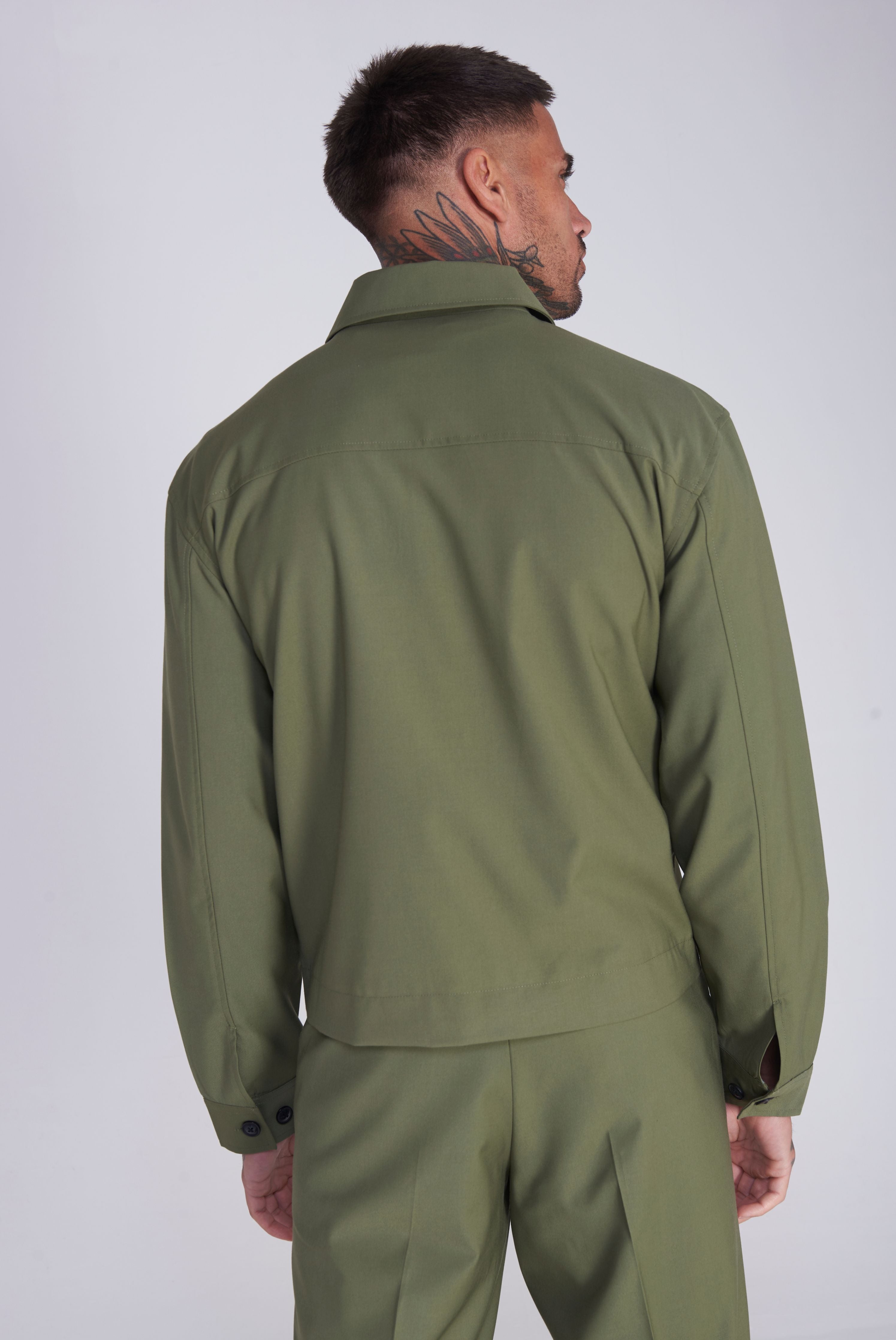 Valencia Shacket Harry Brown Jacket in Khaki RRP £110