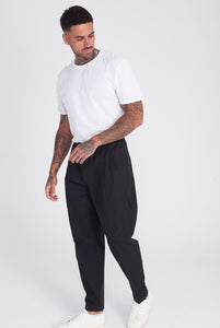 Rome Cotton Trouser in Black RRP £80