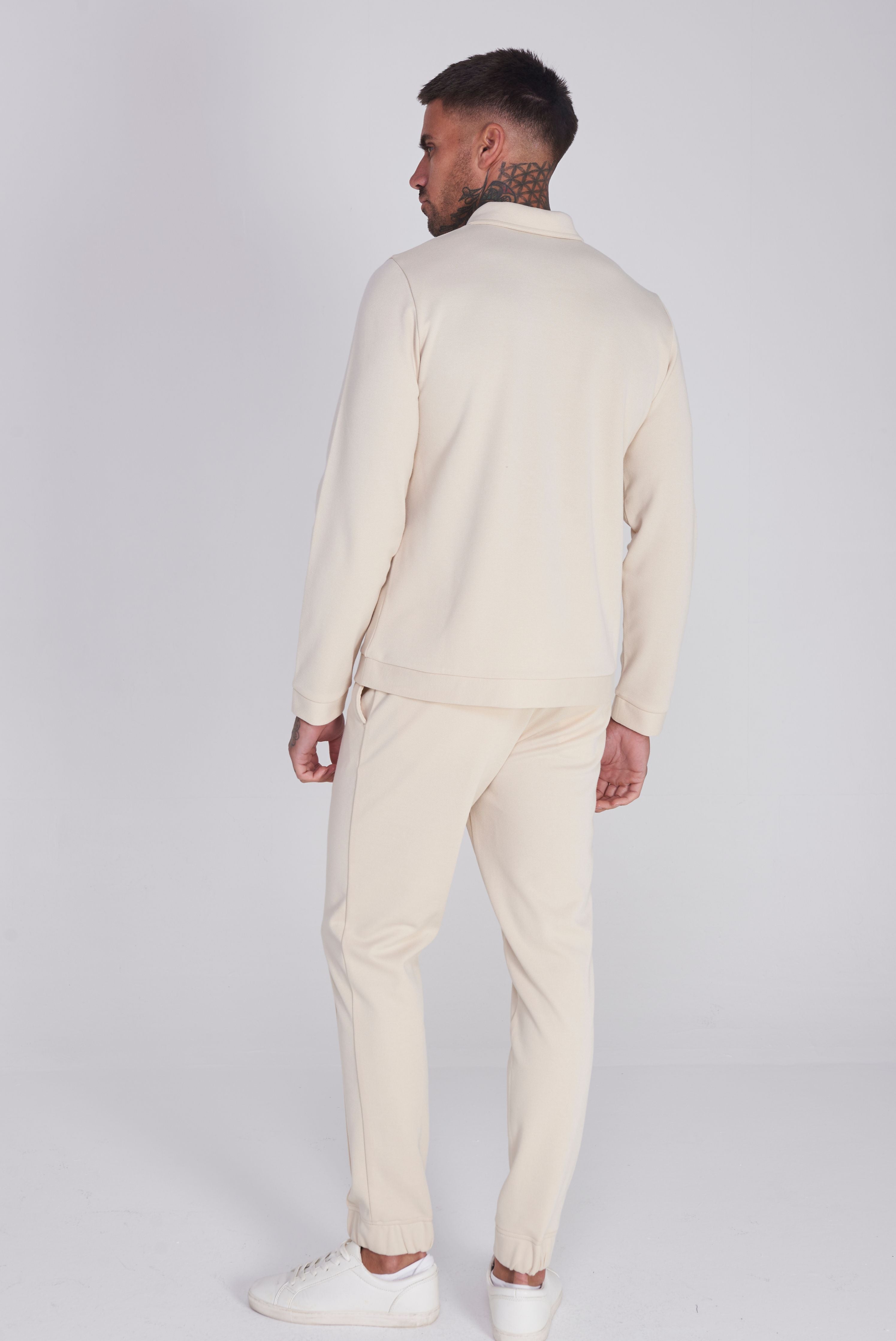 Gisborne Cotton Trouser in Oatmeal RRP £80