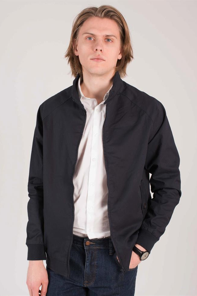 Paul Berman Navy Casual Harrington Jacket RRP 79.99