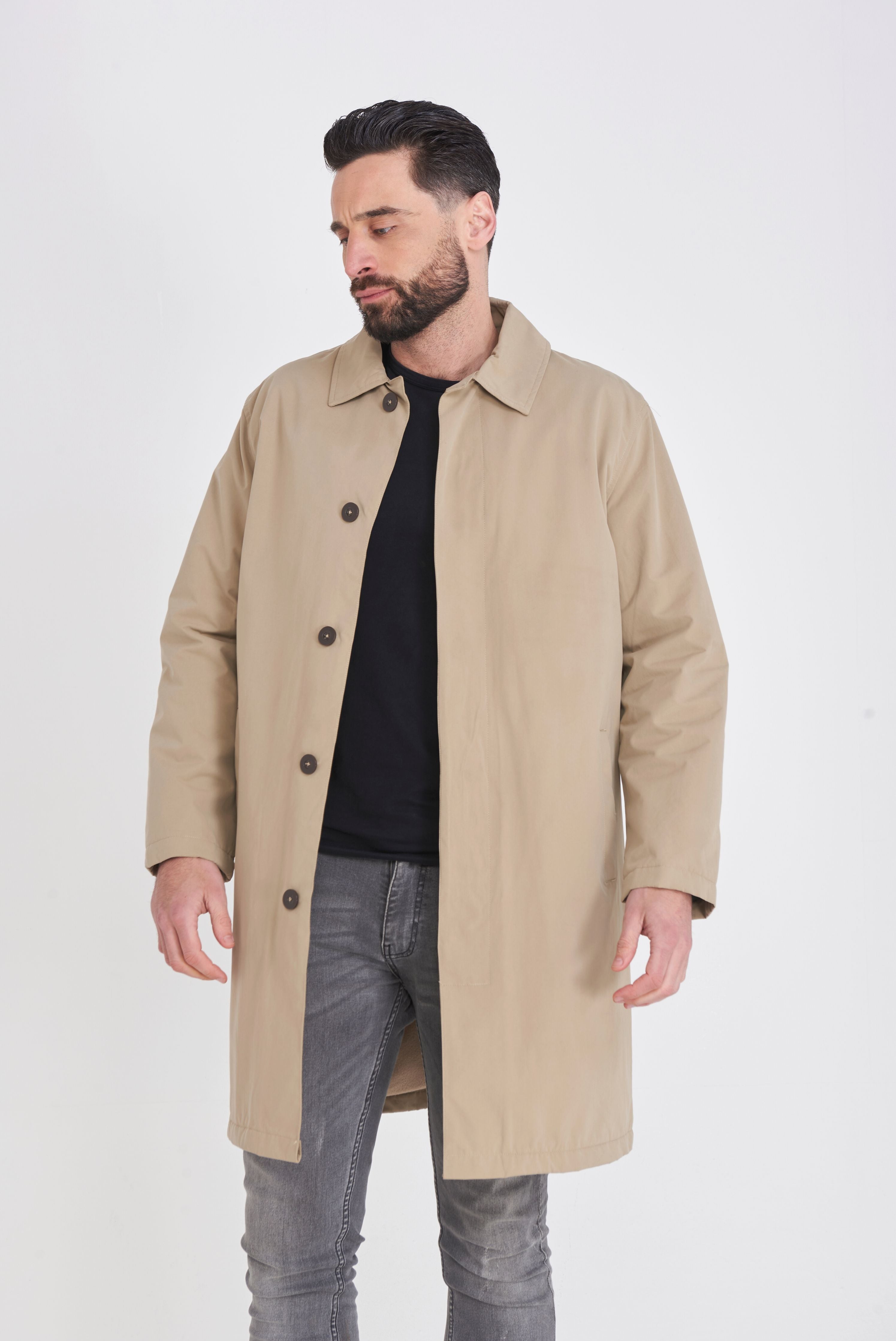 Carter & Jones Stone Rain Coat RRP £129