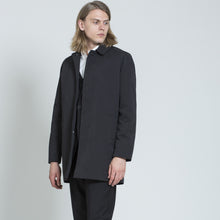 Load image into Gallery viewer, Harry Brown Black Single Breasted Trench Coat RRP £139
