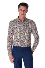 Load image into Gallery viewer, HUGO Floral &amp; Animal Contrast Print Shirt RRP £80
