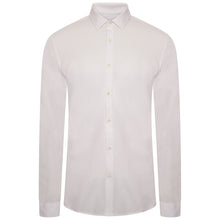 Load image into Gallery viewer, Harry Brown Pique Slim Fit Shirt in White
