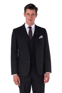 Caleb Harry Brown Black Three Piece Slim Fit Suit RRP 299