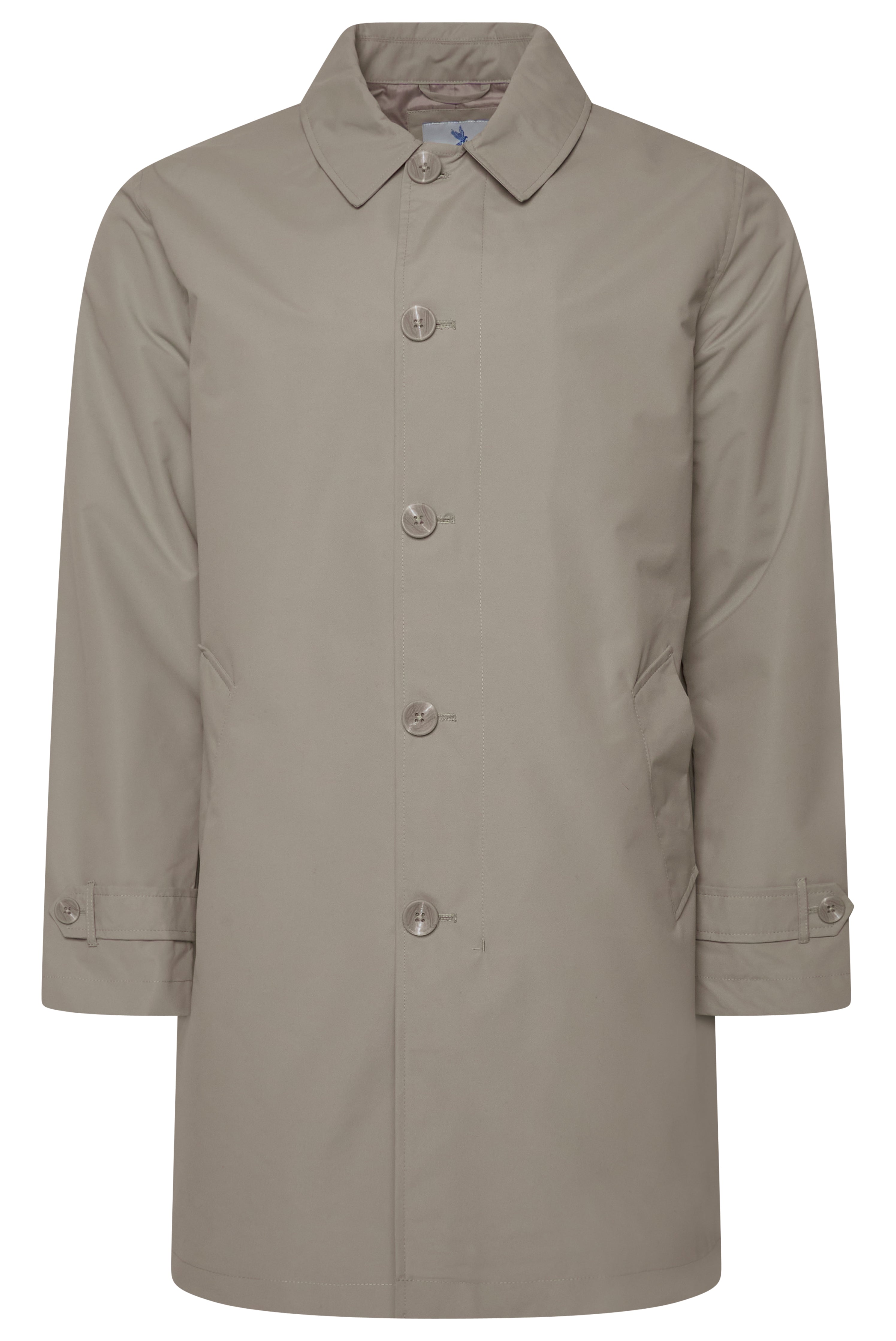 James Grey Hawk Basic Raincoat in Stone RRP £129