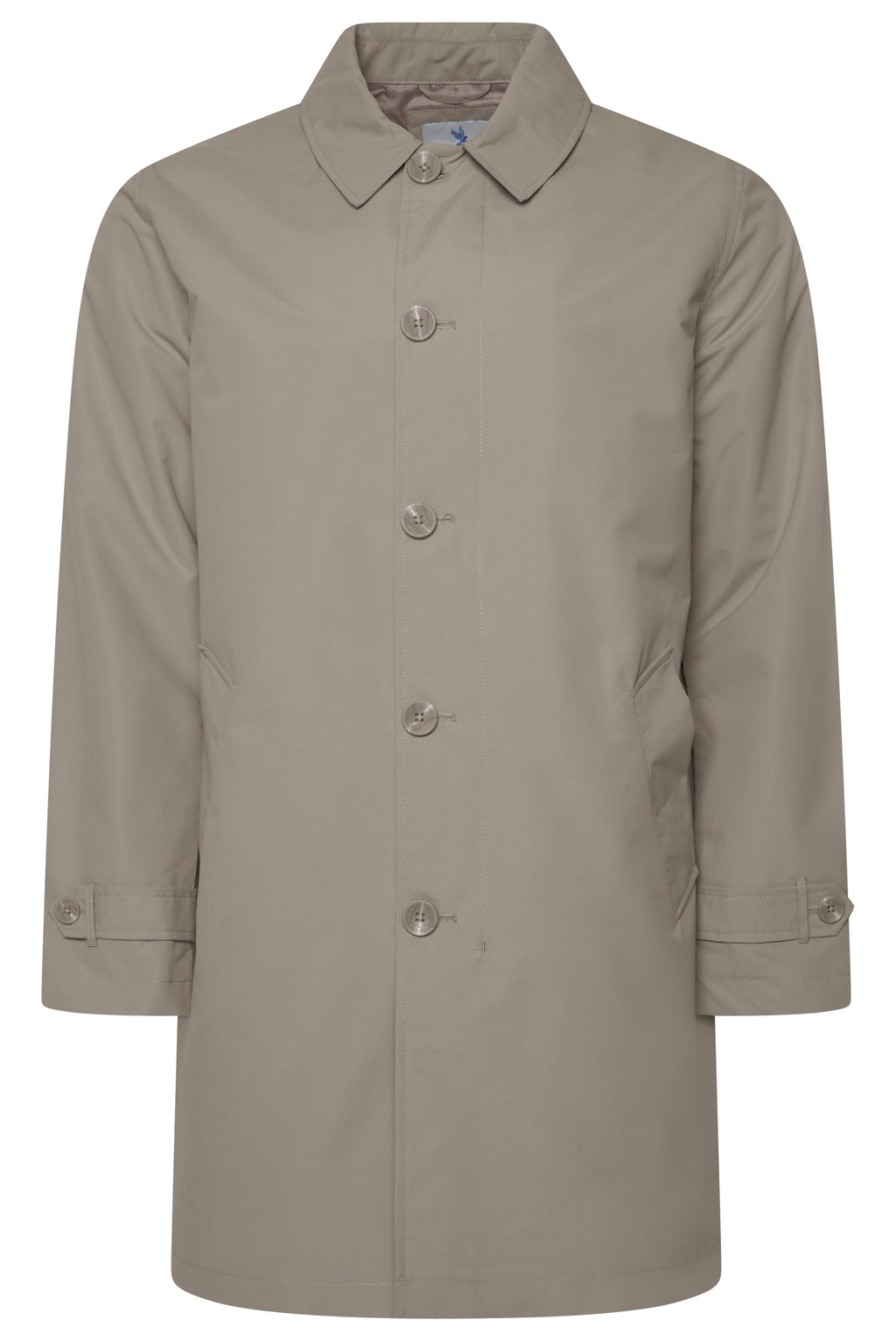 James Grey Hawk Basic Raincoat in Stone RRP £129