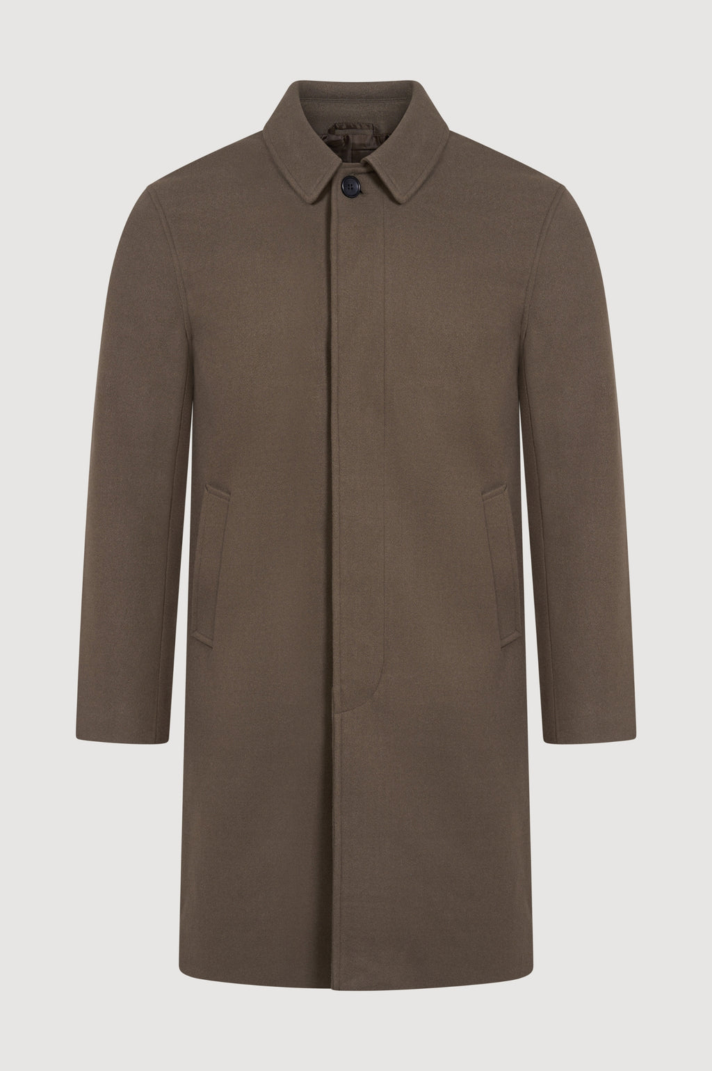 Harold Plain Faux Wool Overcoat RRP £149