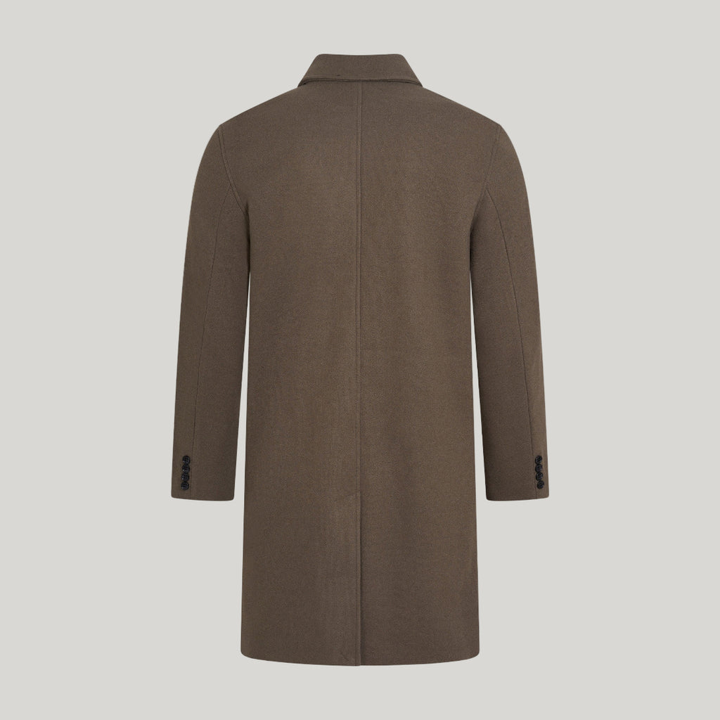 Harold Plain Faux Wool Overcoat RRP £149