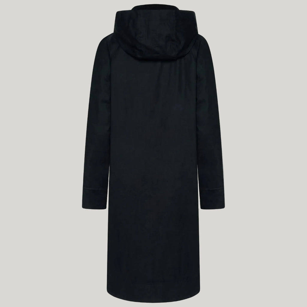 Elle Waxed Cotton Long Coat RRP £189