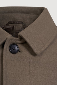 Harold Plain Faux Wool Overcoat RRP £149