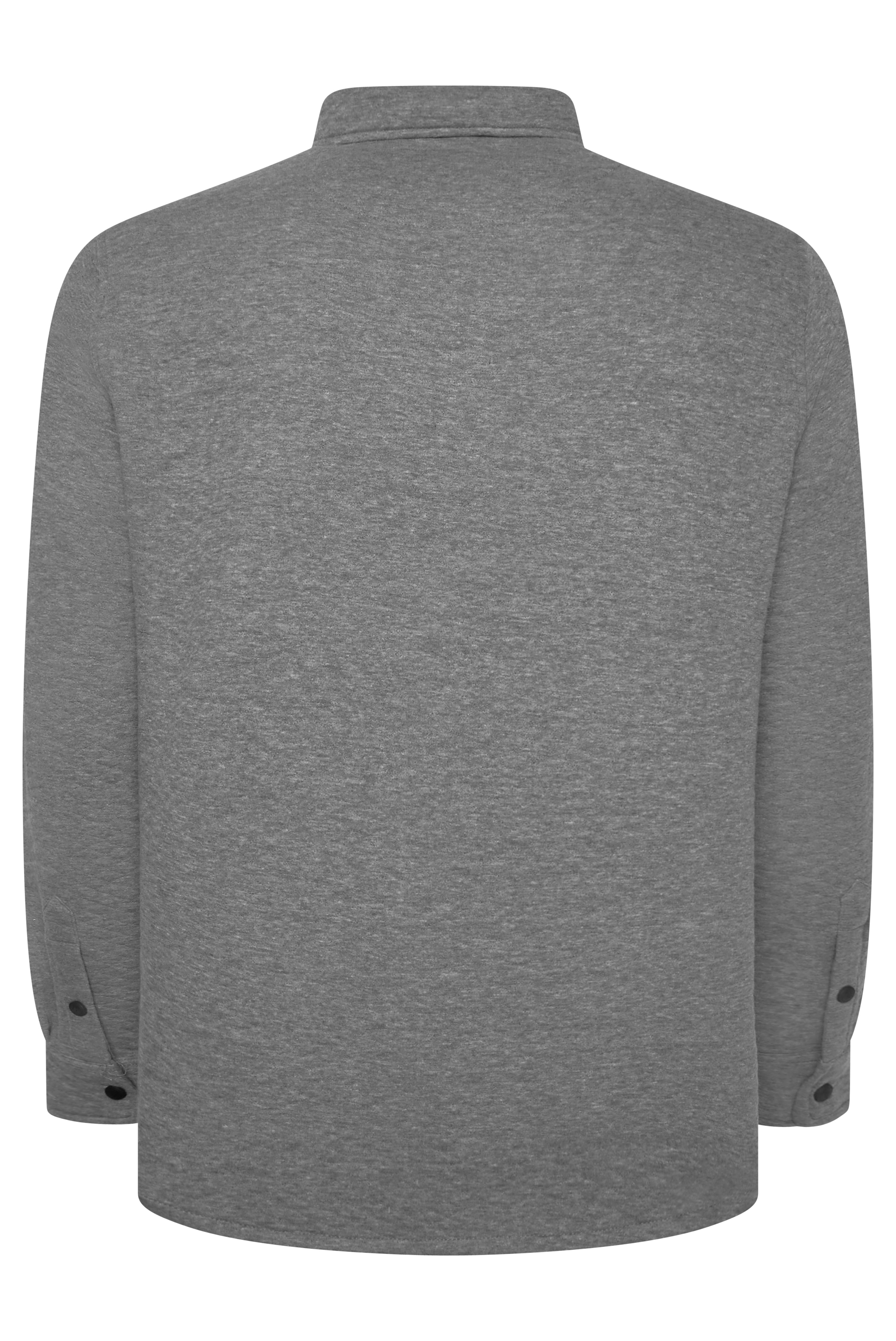 Virgil Quilted Overshirt Grey RRP £100