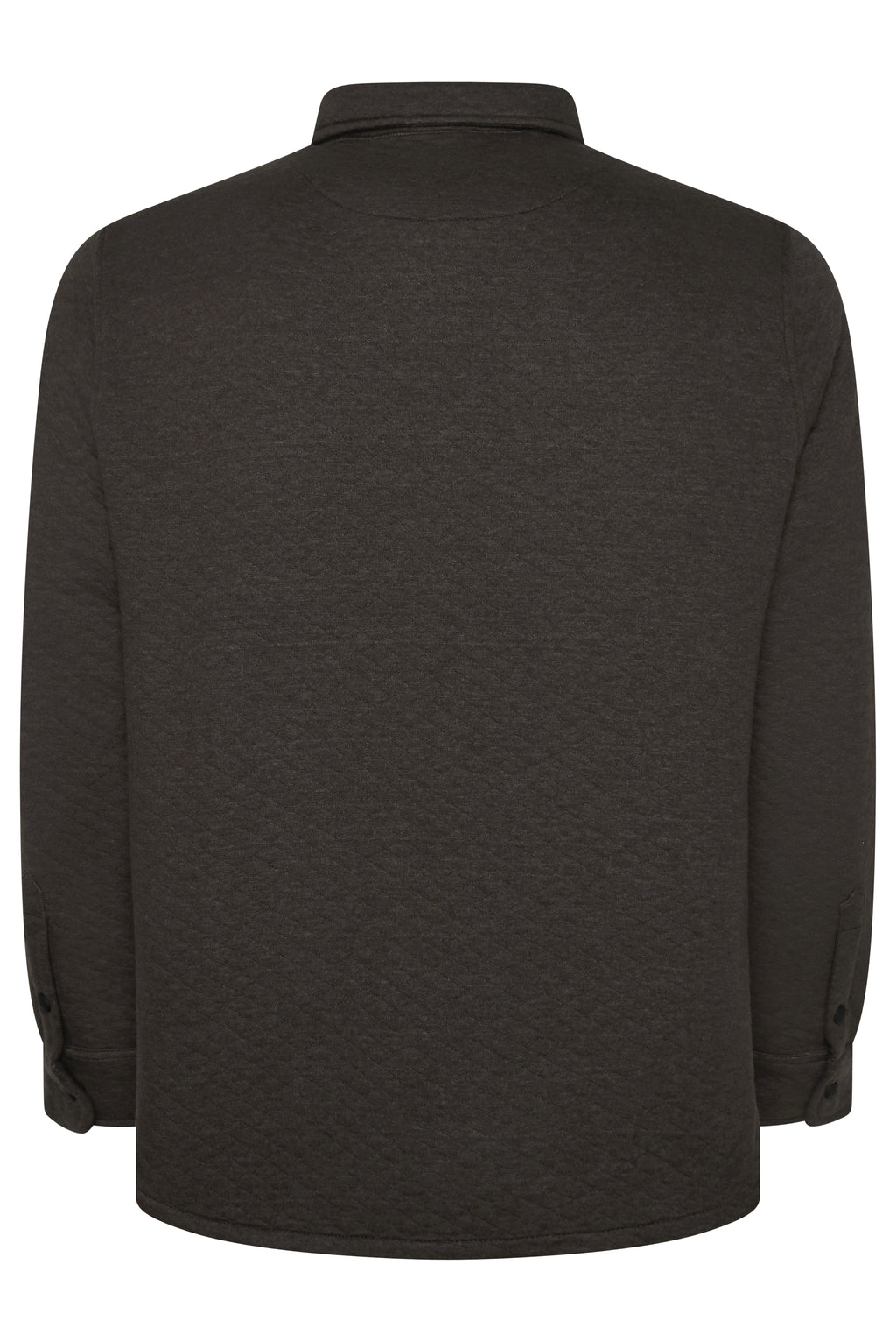 Virgil Quilted Overshirt Brown RRP £100