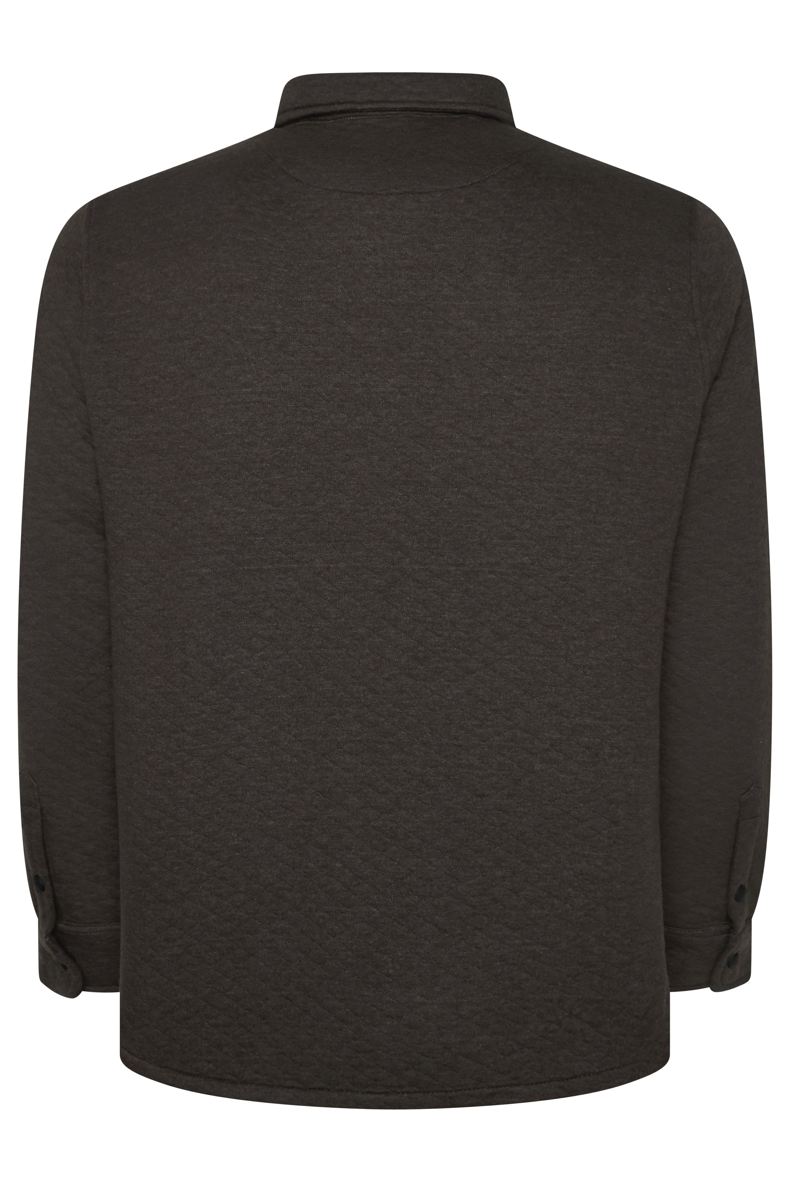 Virgil Quilted Overshirt Brown RRP £100