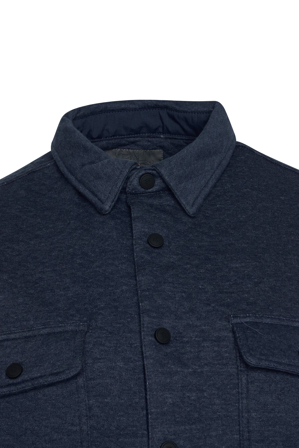 Virgil Quilted Overshirt Blue RRP £100