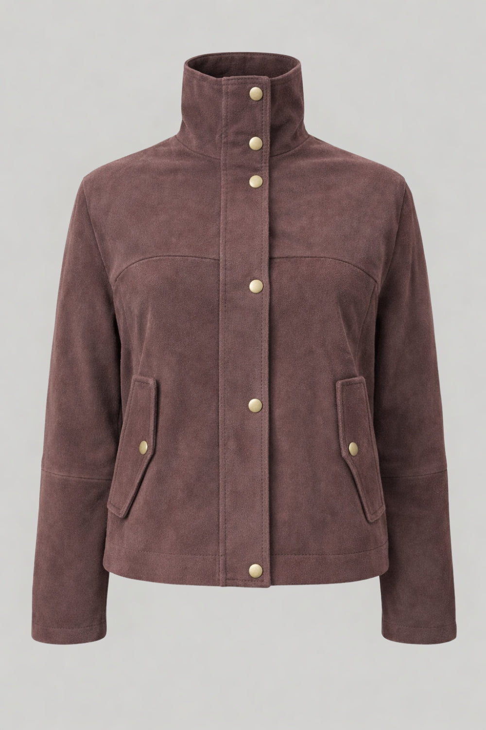 Suede Jacket in Brown RRP £289