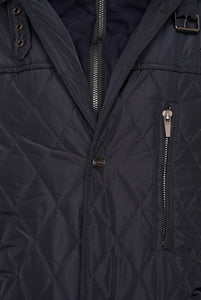 Top Secret Quilted Jacket in Navy RRP £129