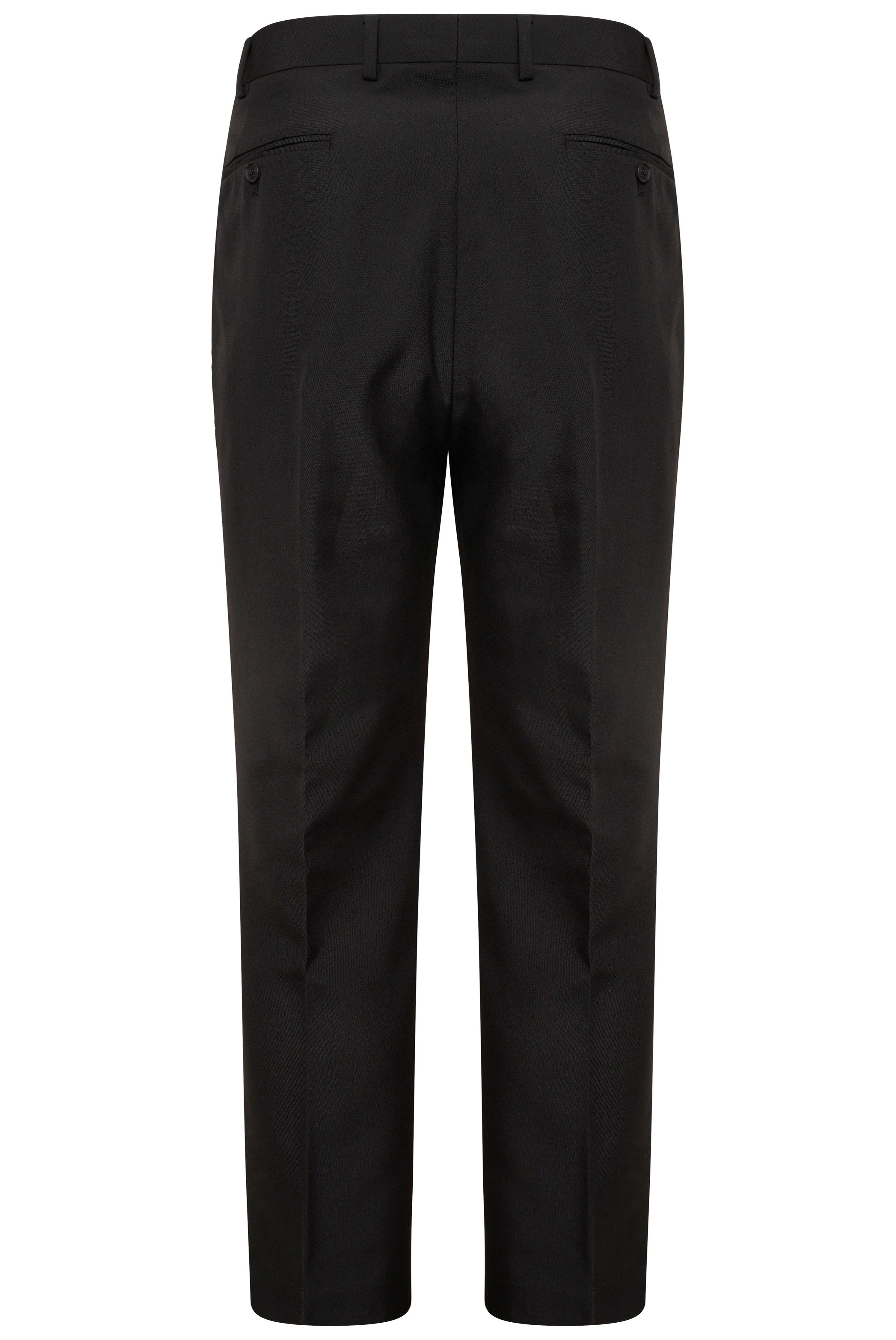 Carter & Jones Black Big & Tall Trouser in Black RRP £79.99