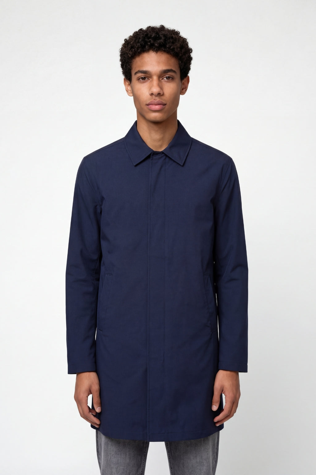 Carter & Jones Navy Rain Coat RRP £129