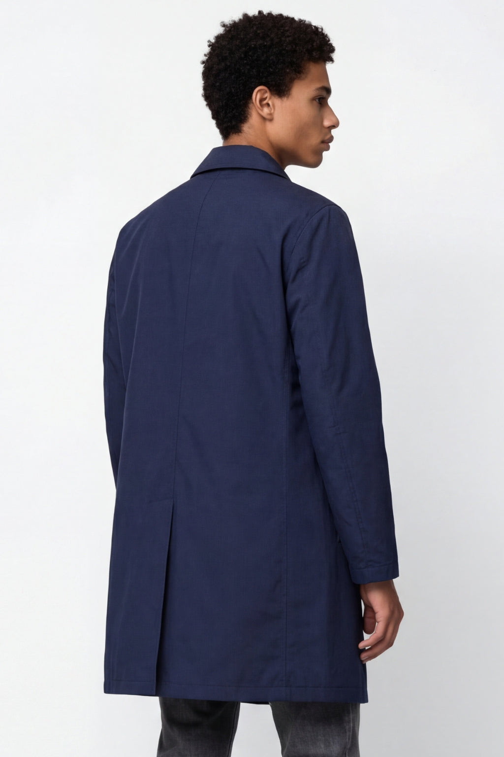 Carter & Jones Navy Rain Coat RRP £129