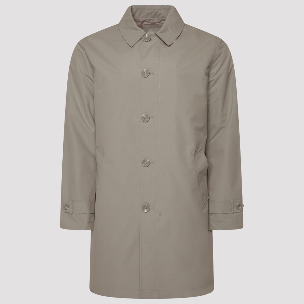 James  Harry Brown Basic Raincoat in Stone RRP £149