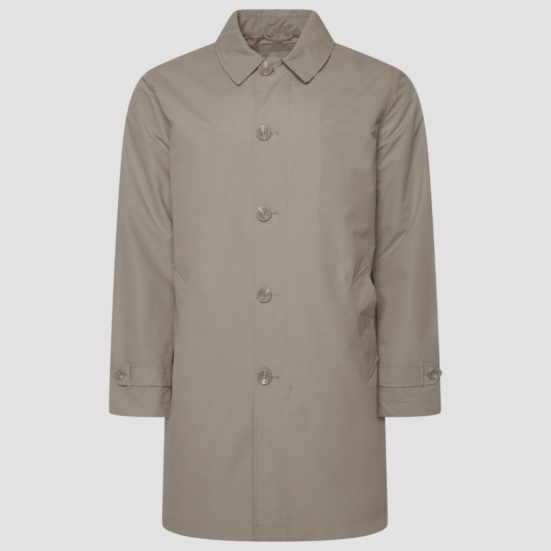 James  Harry Brown Basic Raincoat in Stone RRP £149