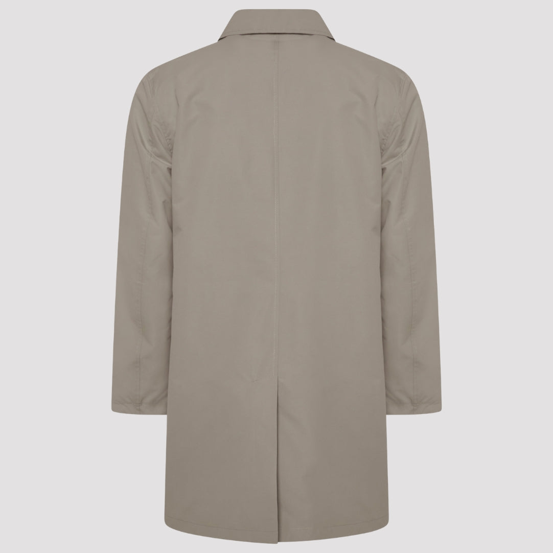 James  Harry Brown Basic Raincoat in Stone RRP £149