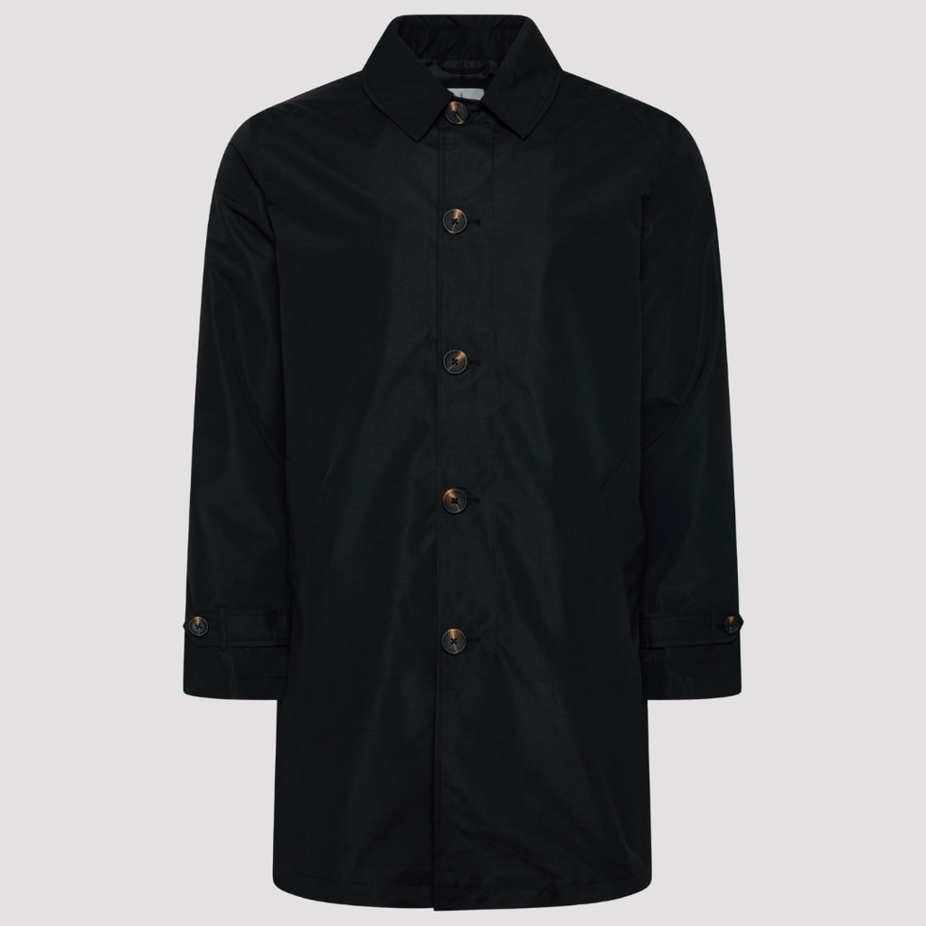 James Harry Brown Basic Raincoat in Black RRP £149