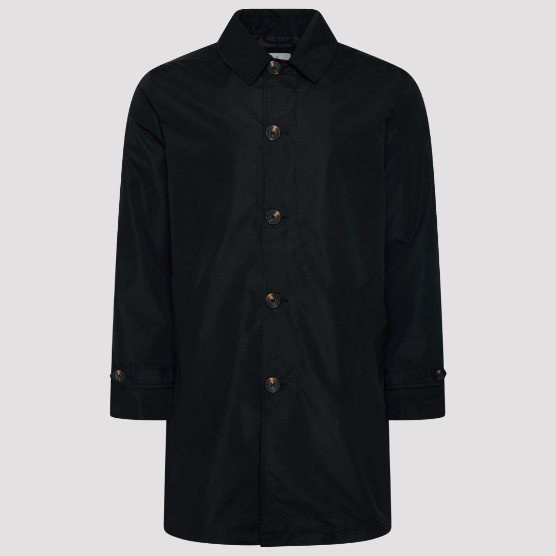 James Harry Brown Basic Raincoat in Black RRP £149