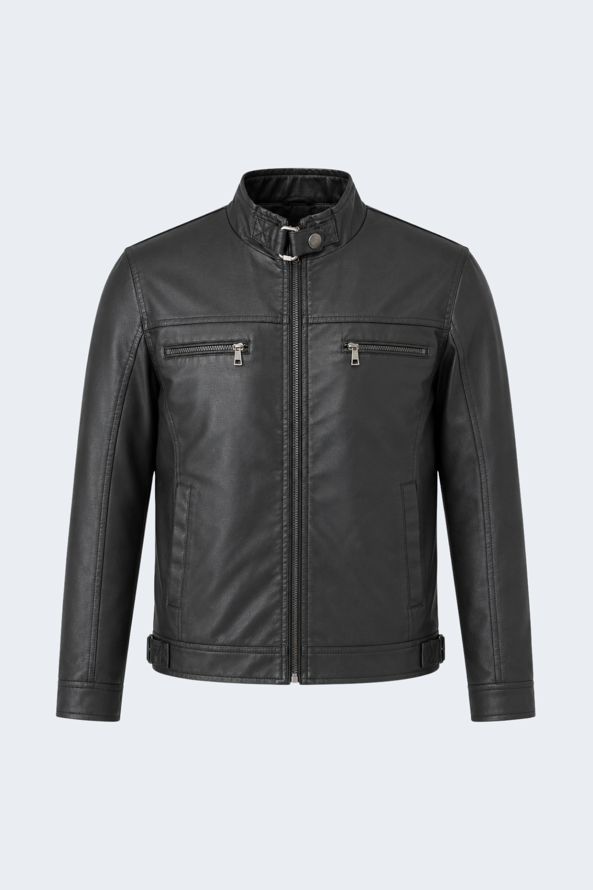 Faux-Leather Racer Jacket RRP £129
